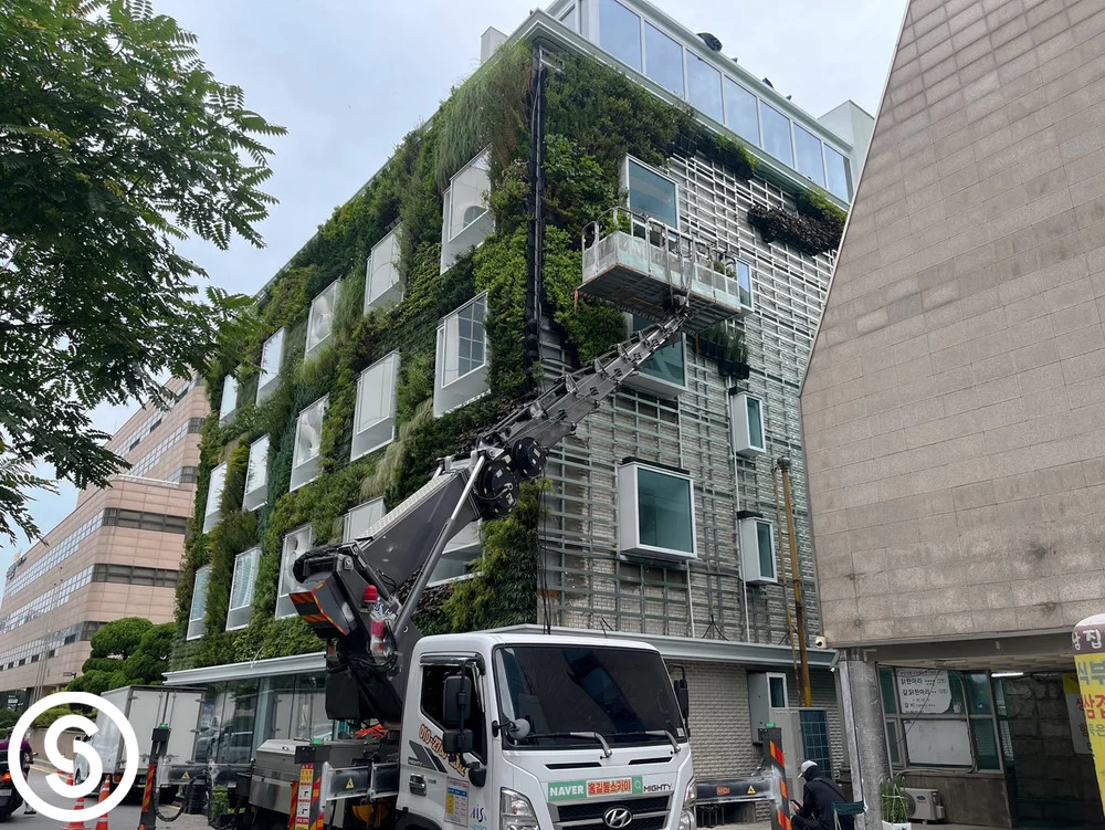 실외 벽면녹화
